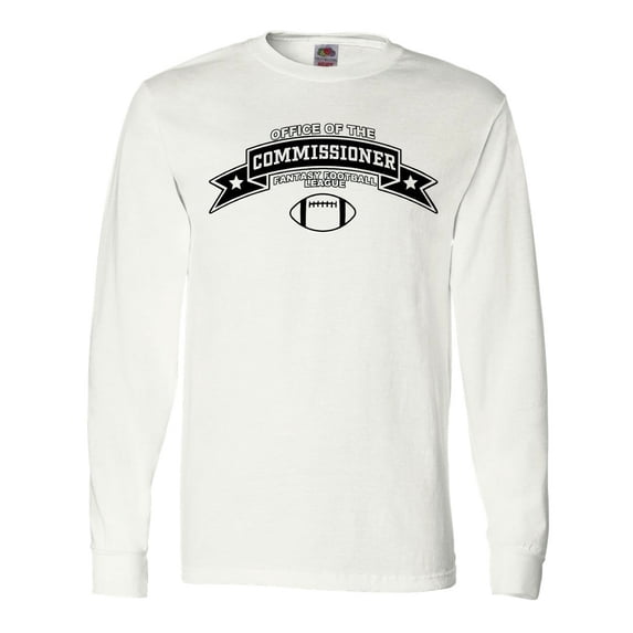 Inktastic Fantasy Football Office of the Commissioner Long Sleeve T-Shirt
