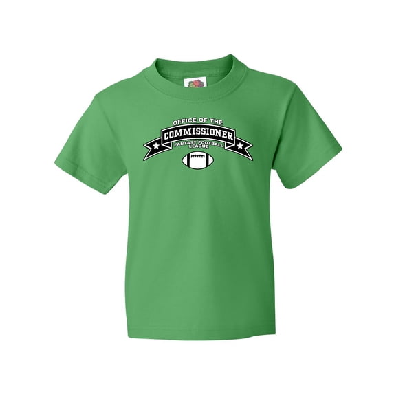 Inktastic Fantasy Football Office of the Commissioner Youth T-Shirt