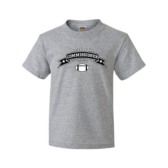 Inktastic Fantasy Football Office of the Commissioner Youth T-Shirt