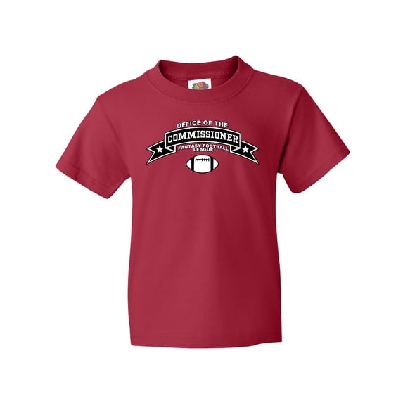 Inktastic Fantasy Football Office of the Commissioner Youth T-Shirt