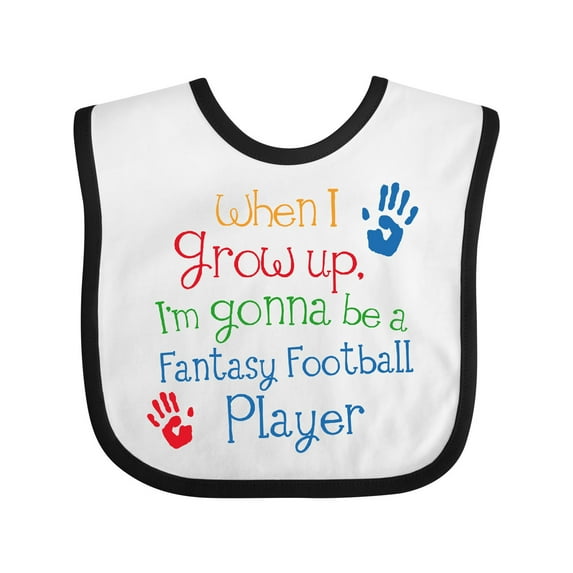 Inktastic Fantasy Football Player Future Boys or Girls Baby Bib