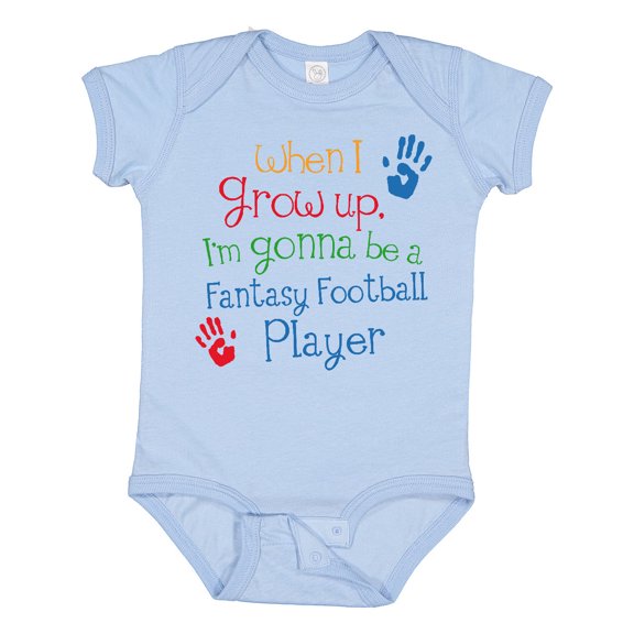 Inktastic Fantasy Football Player Future Boys or Girls Baby Bodysuit