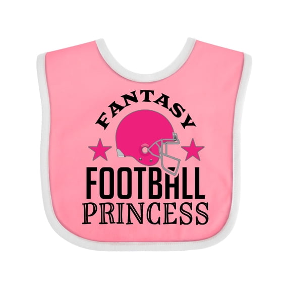 Inktastic Fantasy Football Princess Girls Baby Bib