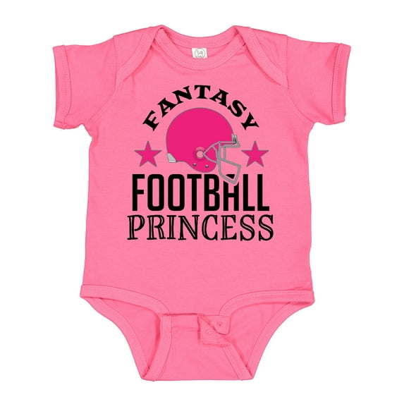 Inktastic Fantasy Football Princess Girls Baby Bodysuit