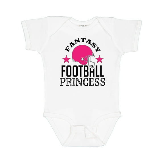 Inktastic Fantasy Football Princess Girls Baby Bodysuit