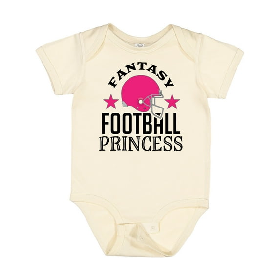 Inktastic Fantasy Football Princess Girls Baby Bodysuit