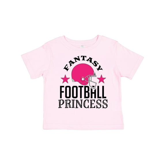 Inktastic Fantasy Football Princess Girls Toddler T-Shirt