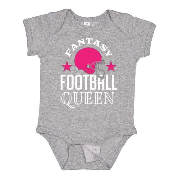 Inktastic Fantasy Football Queen Girls Baby Bodysuit