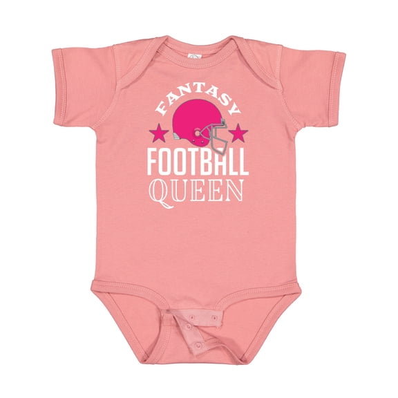 Inktastic Fantasy Football Queen Girls Baby Bodysuit