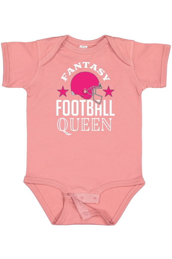 Fantasy Football Queen Girls Baby Bodysuit