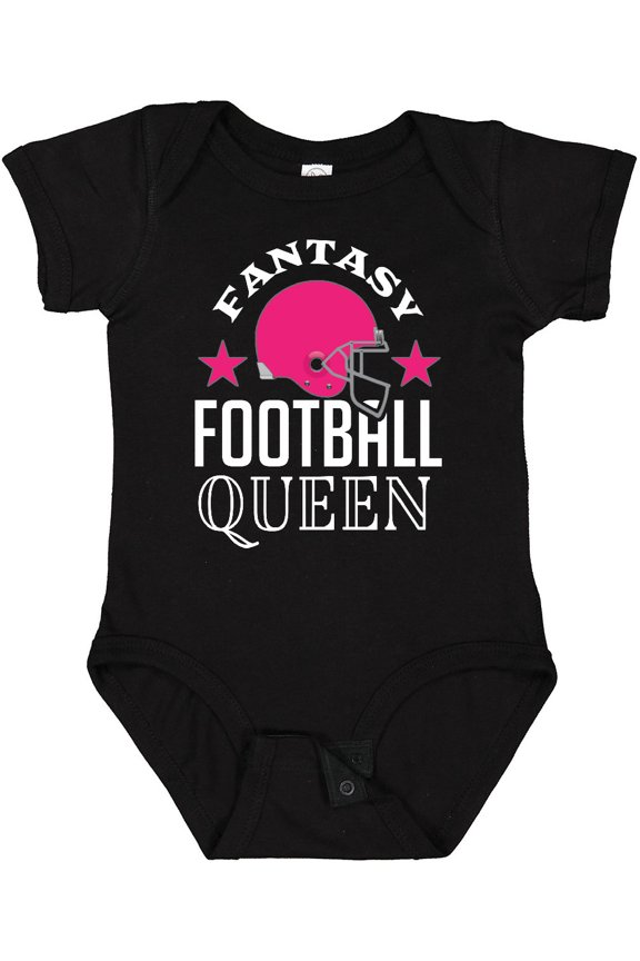 Fantasy Football Queen Girls Baby Bodysuit