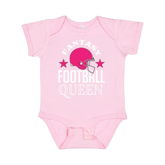 Inktastic Fantasy Football Queen Girls Baby Bodysuit