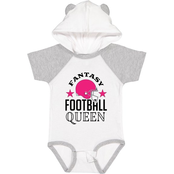 Inktastic Fantasy Football Queen Sports Gift Girls Baby Bodysuit