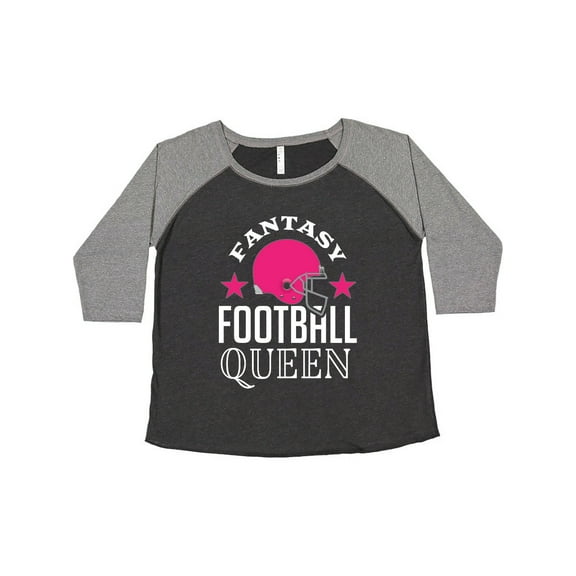 Inktastic Fantasy Football Queen Women's Plus Size T-Shirt