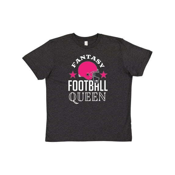 Inktastic Fantasy Football Queen Youth T-Shirt