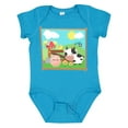 thumbnail image 1 of Inktastic Farm Animals with Cow, Chick and Pig Boys or Girls Baby Bodysuit, 1 of 5
