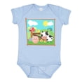 thumbnail image 1 of Inktastic Farm Animals with Cow, Chick and Pig Boys or Girls Baby Bodysuit, 1 of 5