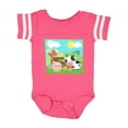 thumbnail image 1 of Inktastic Farm Animals with Cow, Chick and Pig Boys or Girls Baby Bodysuit, 1 of 5