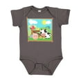thumbnail image 1 of Inktastic Farm Animals with Cow, Chick and Pig Boys or Girls Baby Bodysuit, 1 of 5