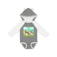 thumbnail image 1 of Inktastic Farm Animals with Cow, Chick and Pig Boys or Girls Long Sleeve Baby Bodysuit, 1 of 5