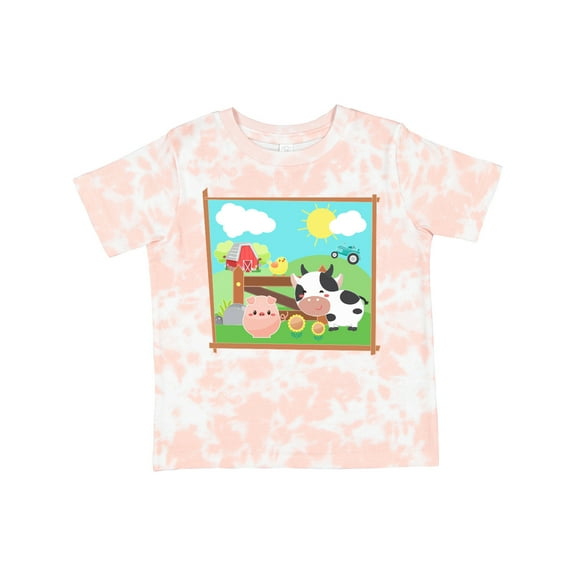 Inktastic Farm Animals with Cow, Chick and Pig Boys or Girls Toddler T-Shirt