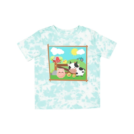 Inktastic Farm Animals with Cow, Chick and Pig Boys or Girls Toddler T-Shirt