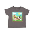 thumbnail image 1 of Inktastic Farm Animals with Cow, Chick and Pig Boys or Girls Toddler T-Shirt, 1 of 5