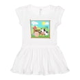 thumbnail image 1 of Inktastic Farm Animals with Cow, Chick and Pig Girls Toddler Dress, 1 of 5