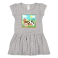 thumbnail image 1 of Inktastic Farm Animals with Cow, Chick and Pig Girls Toddler Dress, 1 of 5