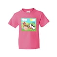thumbnail image 1 of Inktastic Farm Animals with Cow, Chick and Pig Youth T-Shirt, 1 of 5