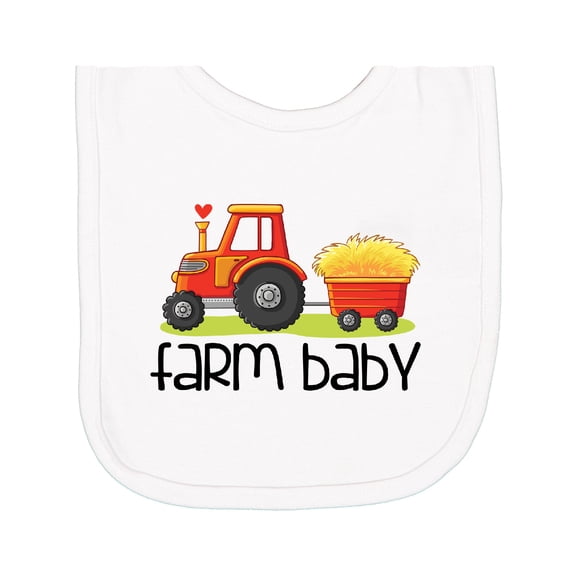 Inktastic Farm Baby Cute Farming Newborn Bib