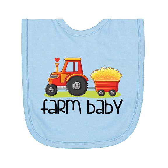Inktastic Farm Baby Cute Farming Newborn Bib