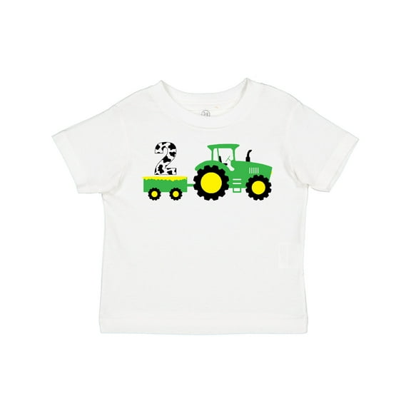 Inktastic Farm Tractor 2nd Birthday Boys or Girls Toddler T-Shirt