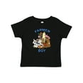 thumbnail image 1 of Inktastic Farmer Boy with Happy Farm Animals Boys or Girls Baby T-Shirt, 1 of 5