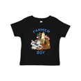 thumbnail image 1 of Inktastic Farmer Boy with Happy Farm Animals Boys or Girls Toddler T-Shirt, 1 of 5