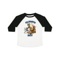 thumbnail image 1 of Inktastic Farmer Boy with Happy Farm Animals Boys or Girls Toddler T-Shirt, 1 of 5