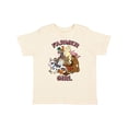 thumbnail image 1 of Inktastic Farmer Girl with Happy Farm Animals Boys or Girls Toddler T-Shirt, 1 of 5