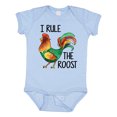 thumbnail image 1 of Inktastic Farmer I Rule The Roost Rooster Boys or Girls Baby Bodysuit, 1 of 5