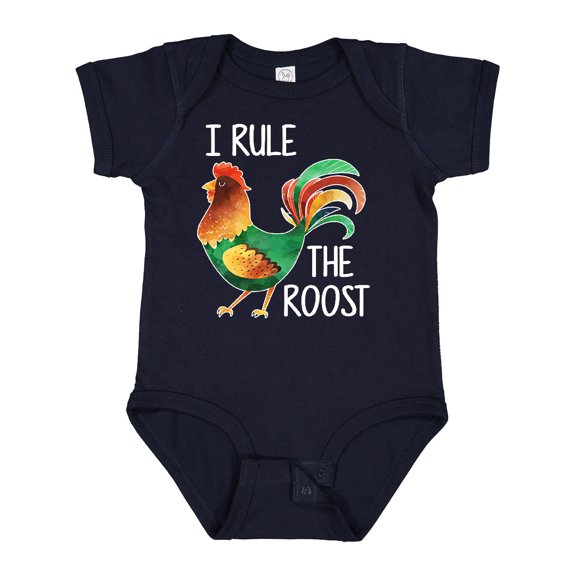 Inktastic Farmer I Rule The Roost Rooster Boys or Girls Baby Bodysuit