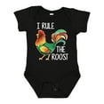 thumbnail image 1 of Inktastic Farmer I Rule The Roost Rooster Boys or Girls Baby Bodysuit, 1 of 5