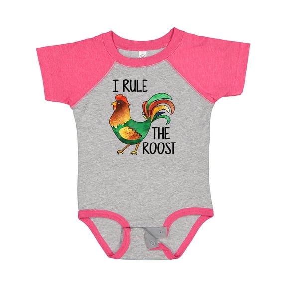 Inktastic Farmer I Rule The Roost Rooster Boys or Girls Baby Bodysuit