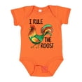 thumbnail image 1 of Inktastic Farmer I Rule The Roost Rooster Boys or Girls Baby Bodysuit, 1 of 5