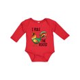 thumbnail image 1 of Inktastic Farmer I Rule The Roost Rooster Boys or Girls Long Sleeve Baby Bodysuit, 1 of 5