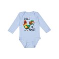 thumbnail image 1 of Inktastic Farmer I Rule The Roost Rooster Boys or Girls Long Sleeve Baby Bodysuit, 1 of 5