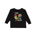 thumbnail image 1 of Inktastic Farmer I Rule The Roost Rooster Boys or Girls Long Sleeve Toddler T-Shirt, 1 of 5