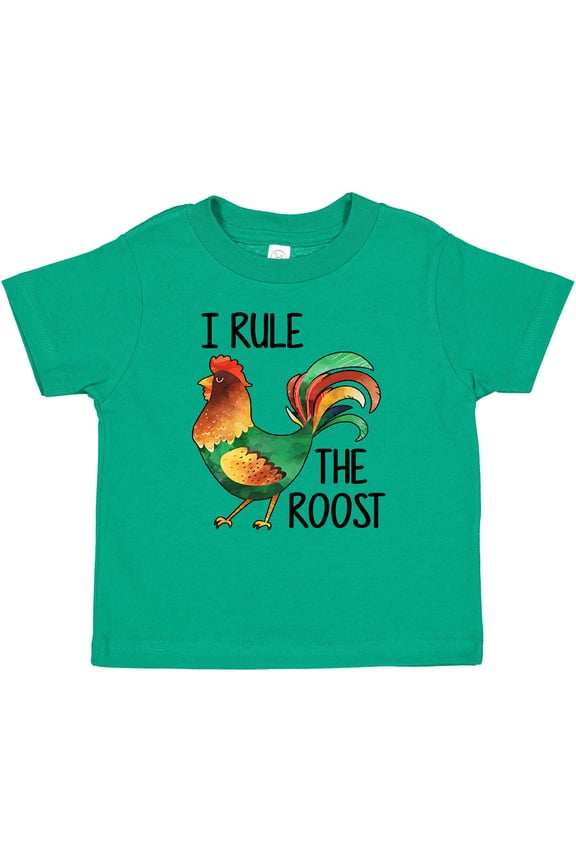 Farmer I Rule the Roost Rooster Boys or Girls Baby T-Shirt
