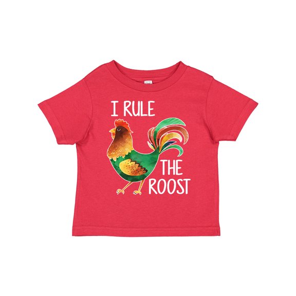 Inktastic Farmer I Rule the Roost Rooster Boys or Girls Toddler T-Shirt