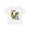 thumbnail image 1 of Inktastic Farmer I Rule the Roost Rooster Boys or Girls Toddler T-Shirt, 1 of 5