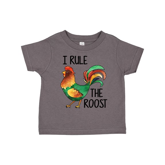 Inktastic Farmer I Rule the Roost Rooster Boys or Girls Toddler T-Shirt