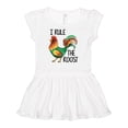 thumbnail image 1 of Inktastic Farmer I Rule the Roost Rooster Girls Baby Dress, 1 of 5